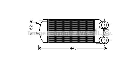 AVA QUALITY COOLING Интеркулер CN4269